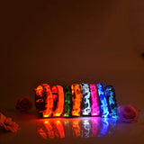 Safety Pet Collar With LED And Printed Design By I Love Dogs Society