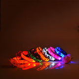 Safety Pet Collar With LED And Printed Design By I Love Dogs Society
