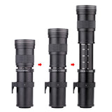 Lightbox 420-800mm F/8.3-16 Super Telephoto Zoom Lens for Canon Nikon Sony Pentax DSLR Camera