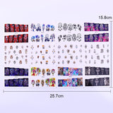 12 Patterns/Set Boho Dream Catcher Nail Art Stickers